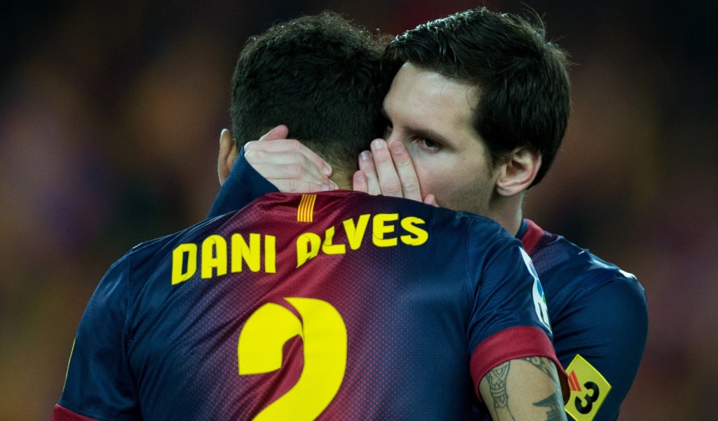 Лучший игрок Барселоны Даниэл Алвес
