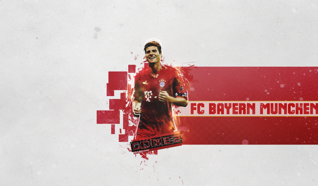 Футболист Баварии Мануэль Нойер на белом фоне