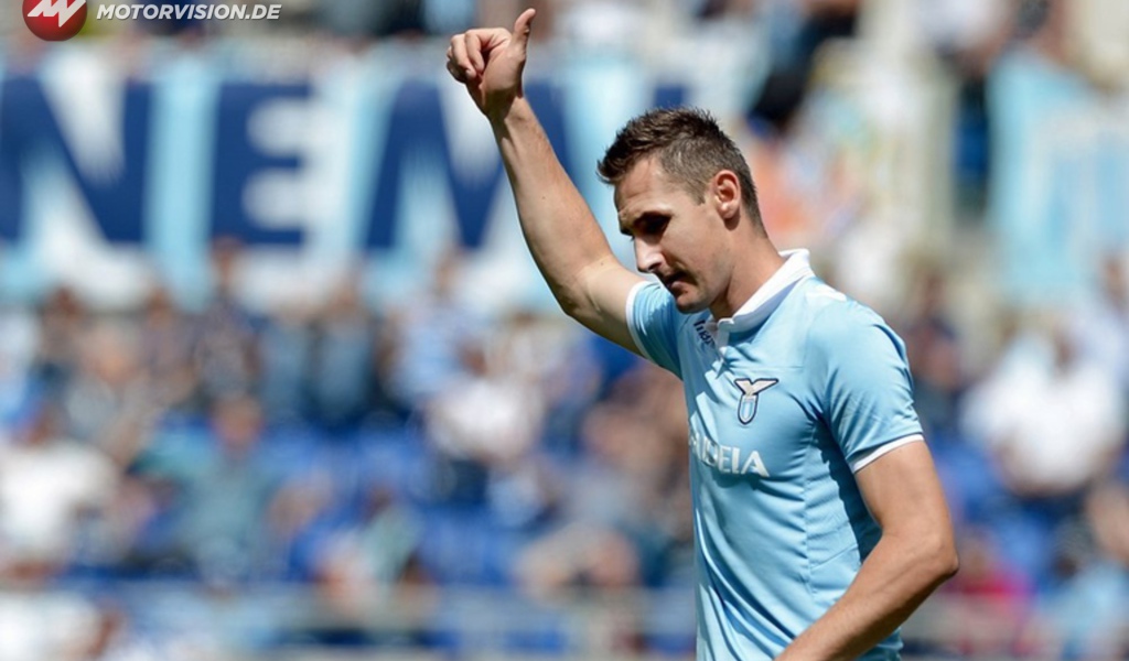  Футболист Лацио Мирослав Клозе