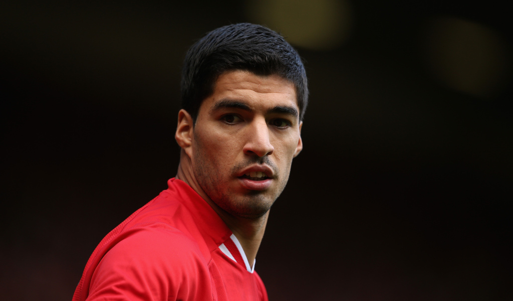 Футболист Ливерпуля Луис Суарес крупным планом