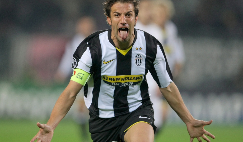The football player of Sydney Alessandro Del Piero after the amazing goal