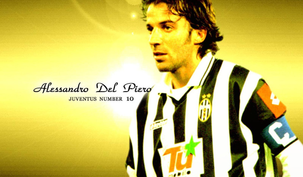 Футболист Сиднея Алессандро Дель Пьеро на желтом фоне