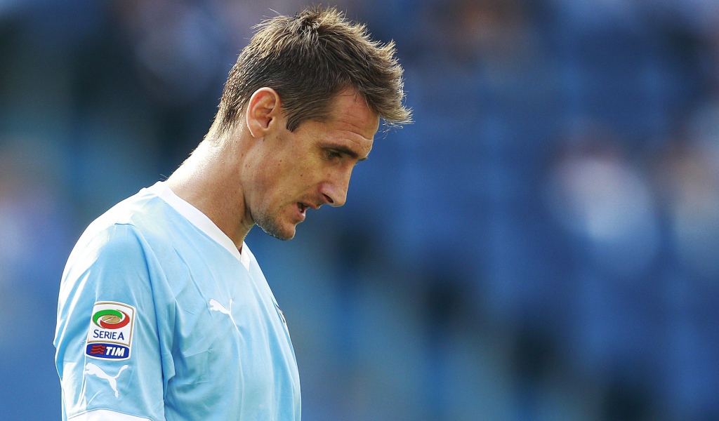 Нападающий Лацио Мирослав Клозе