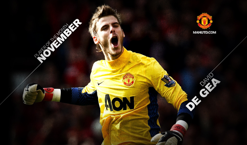 The goalkeeper of Manchester United David De Gea is a best player of november