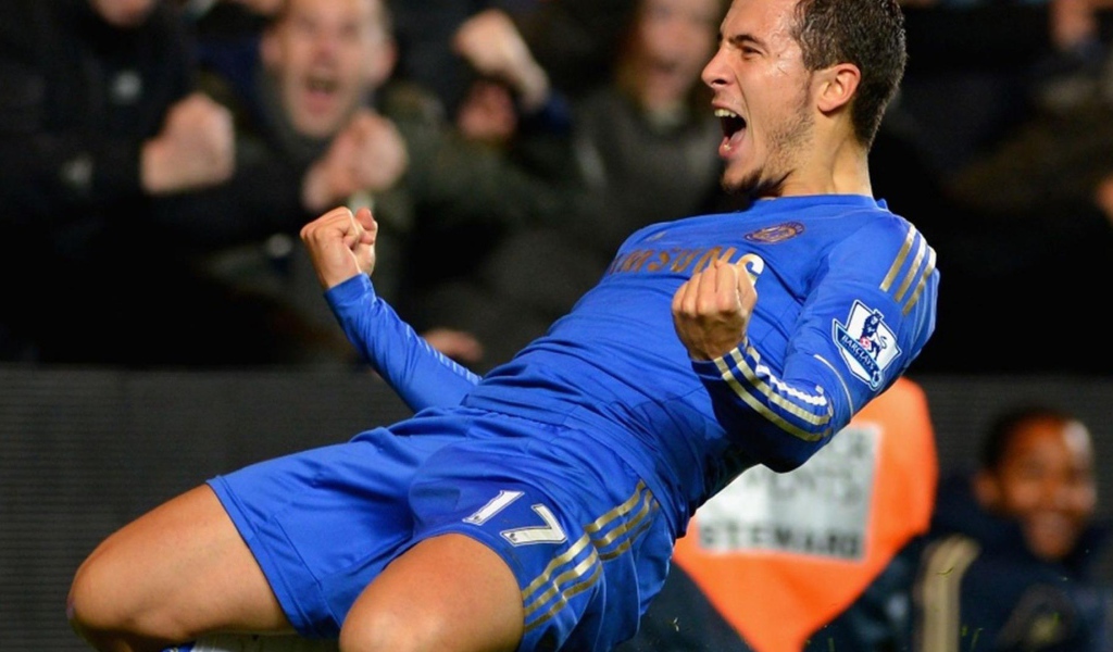  Незаменимый футболист Челси Эден Азар положительные эмоции