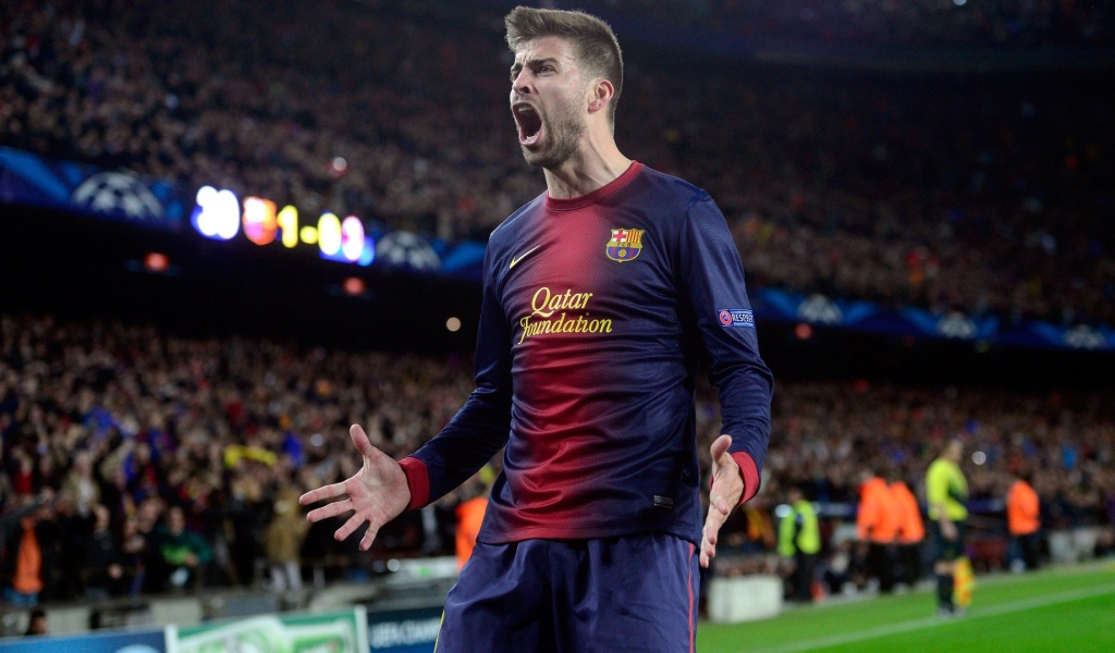 Игрок номер 3 Барселоны Херард Пике