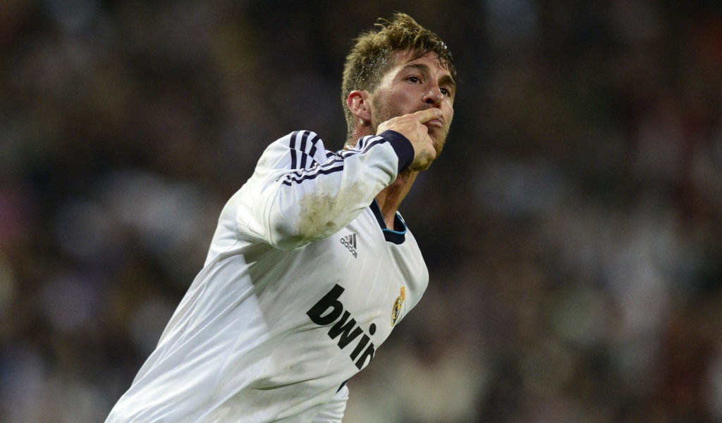 The player of Real Madrid Sergio Ramos