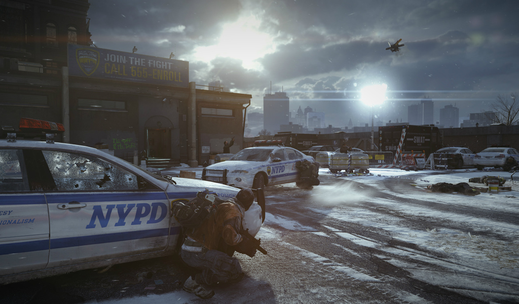 Tom Clancy's The division: укрываясь