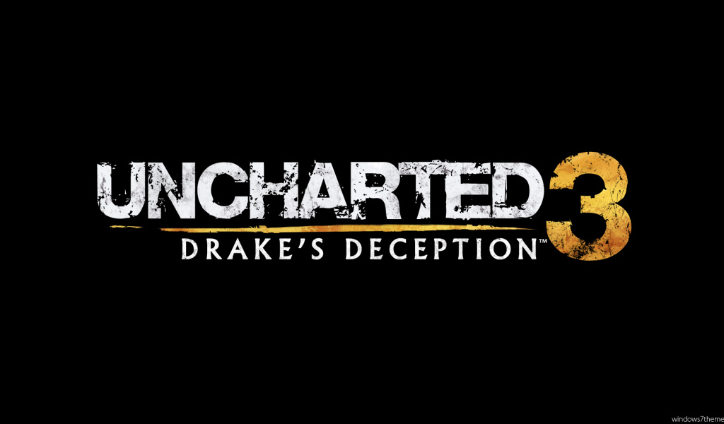 Uncharted 3: черный фон