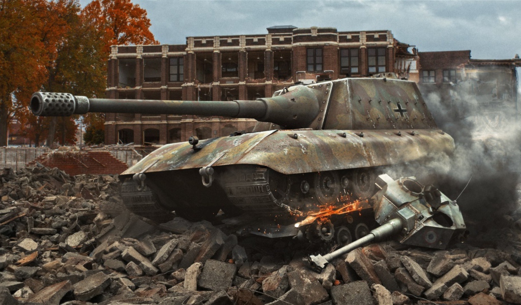 World of Tanks: немецкий танк доминирует