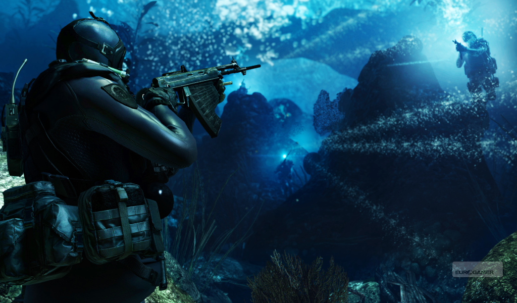 call of duty: ghosts in the underwater ambush