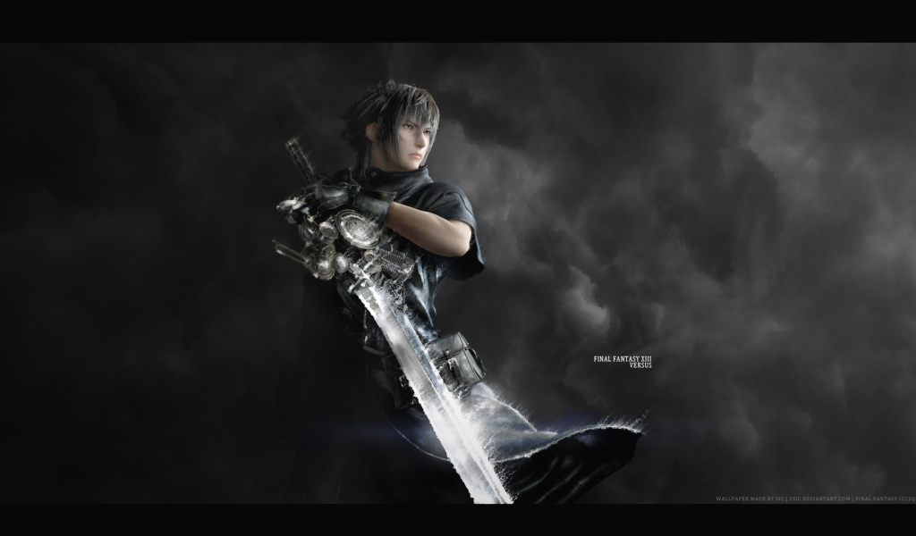 hero of the game against the clouds Final Fantasy xv