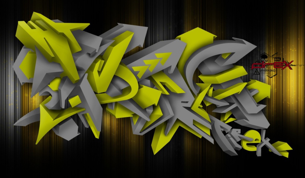 3Д граффити 