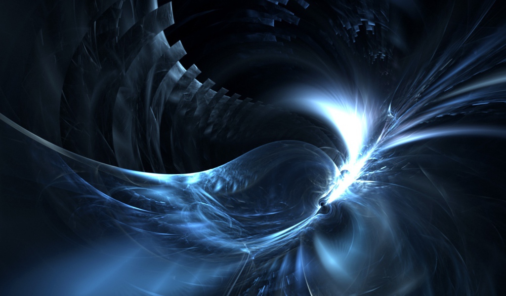 Абстрактный голубой