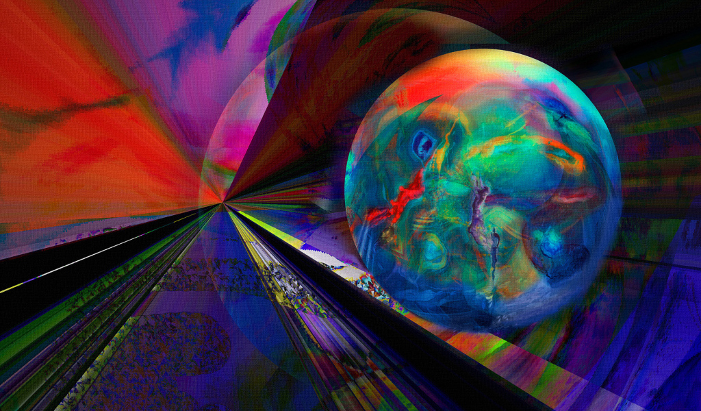 Abstract fantasy with the ball
