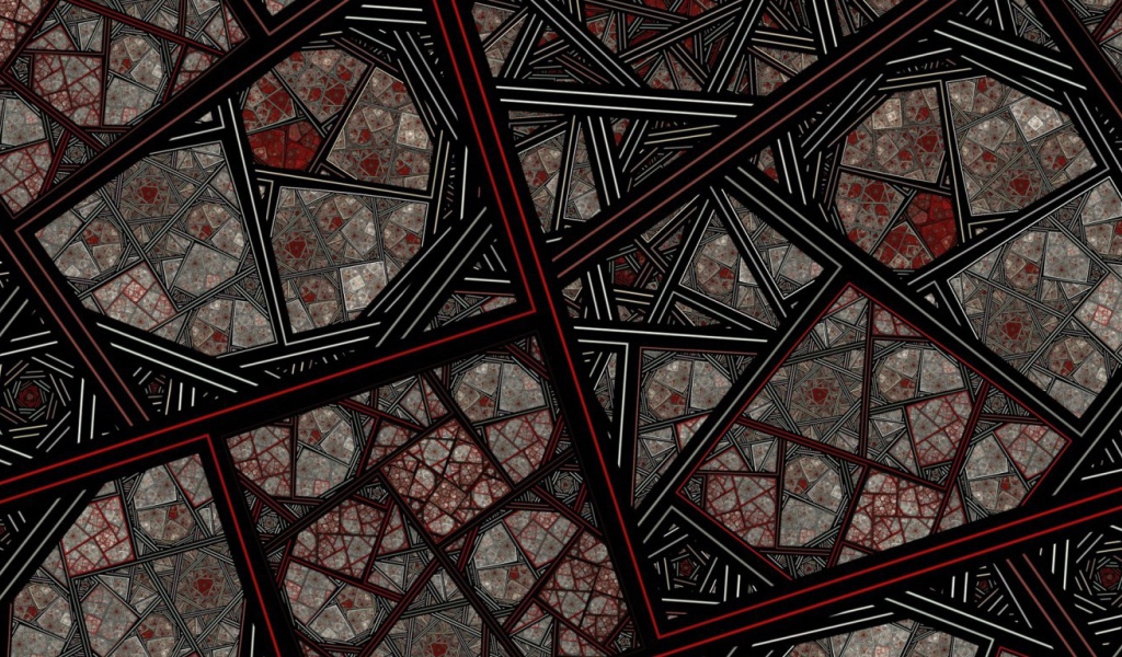 Красивый орнамент на полу