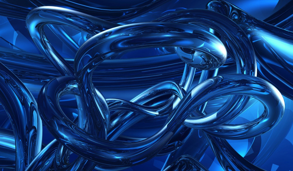 Синяя абстракция