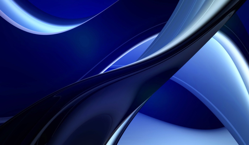 Синий изгиб