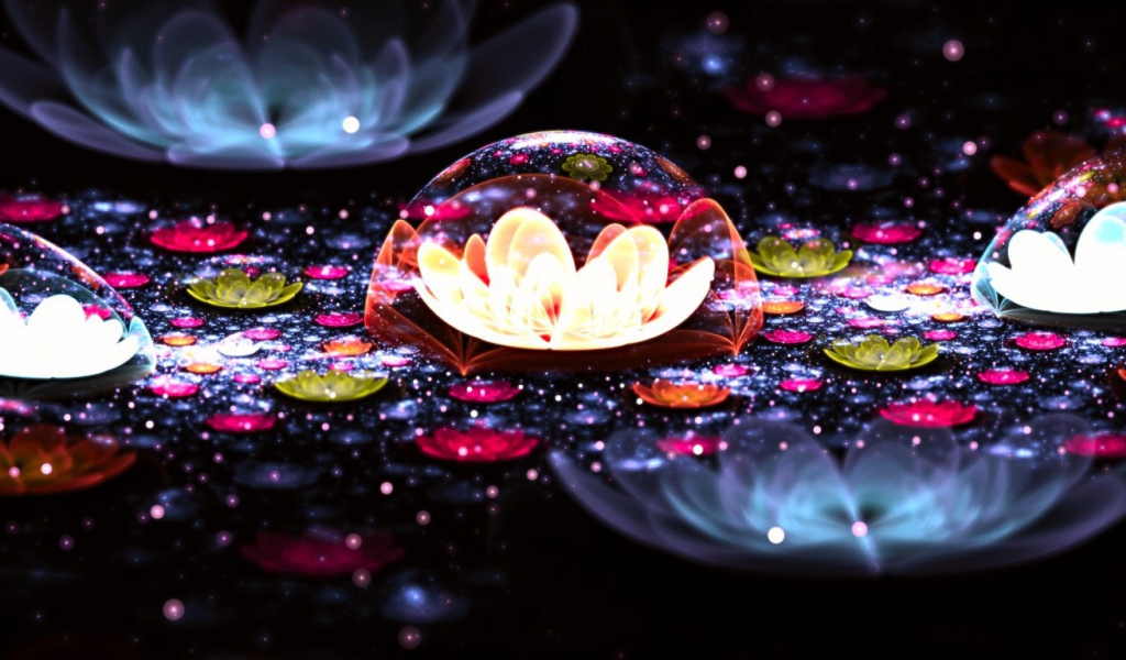 Цветок под куполом