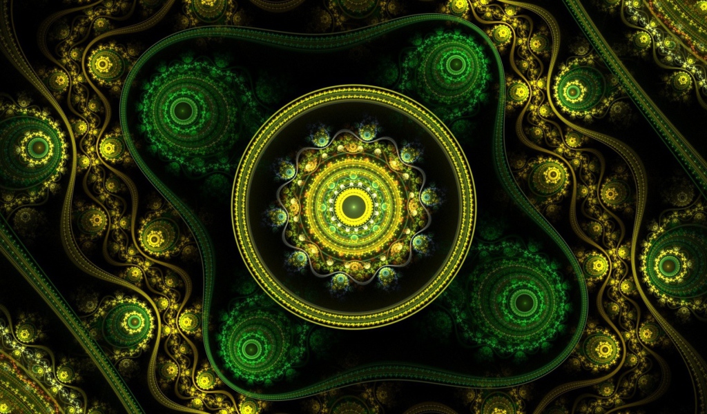 Зеленая абстракция