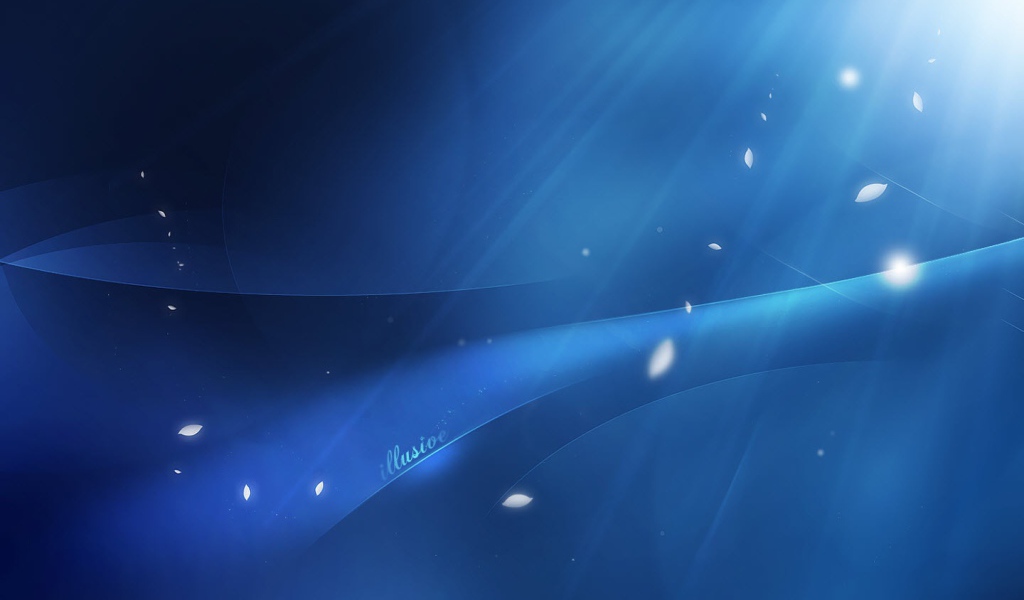 Иллюзия голубого