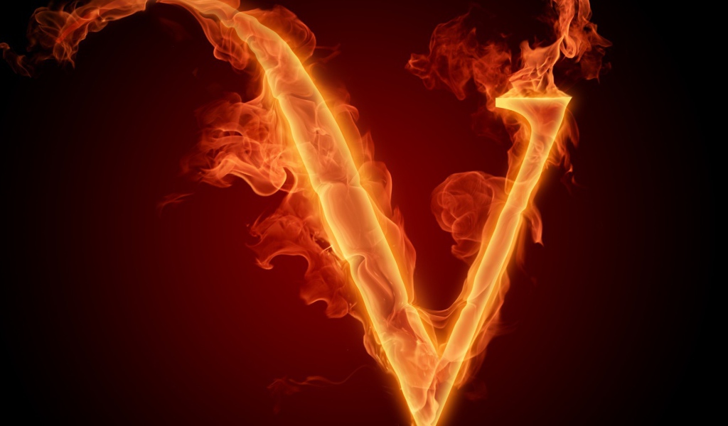 Огненная буква В