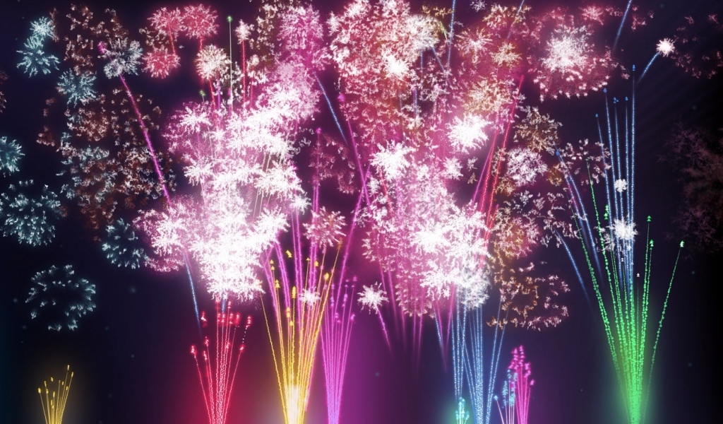 Новогодние фейерверки