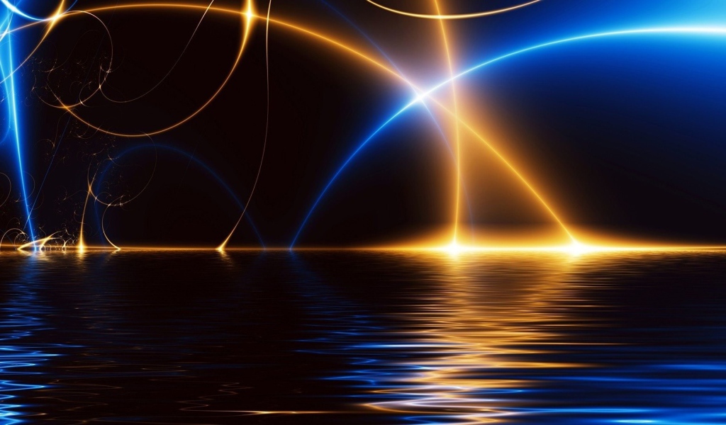 Вспышки на воде