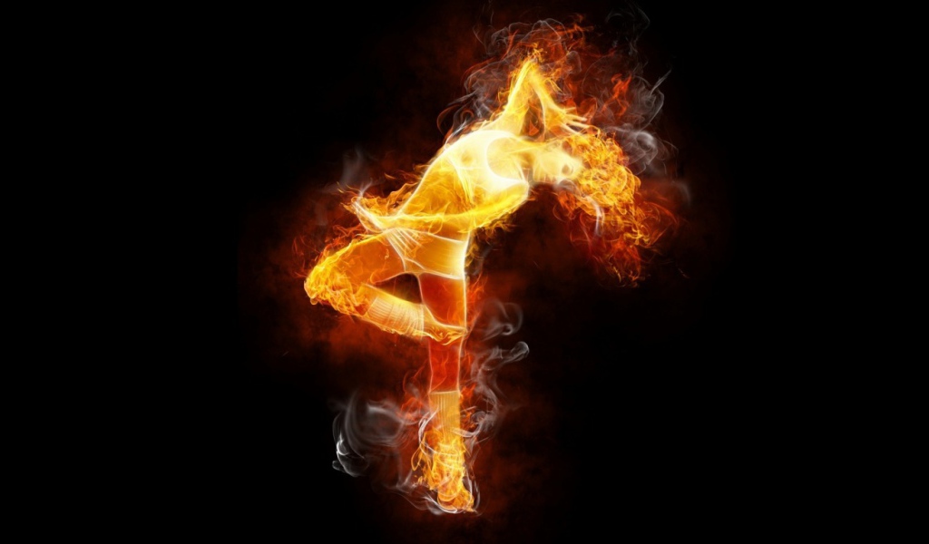 Огненная девушка