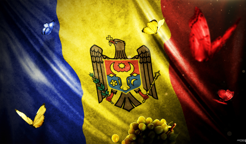 Флаг Молдавии