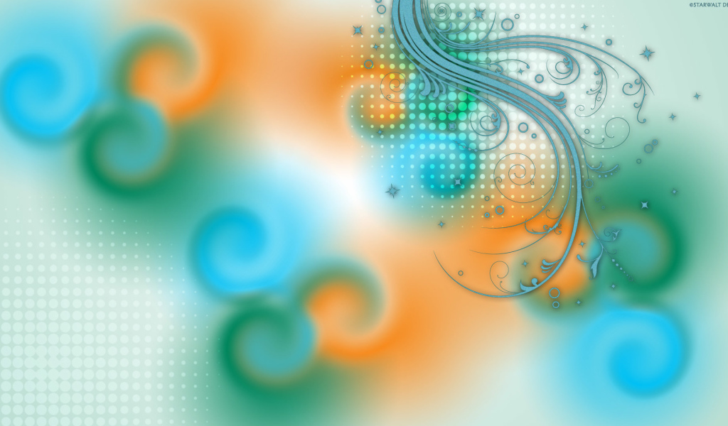 Бирюзовый орнамент