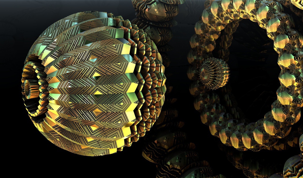 Абстрактный объемный шар