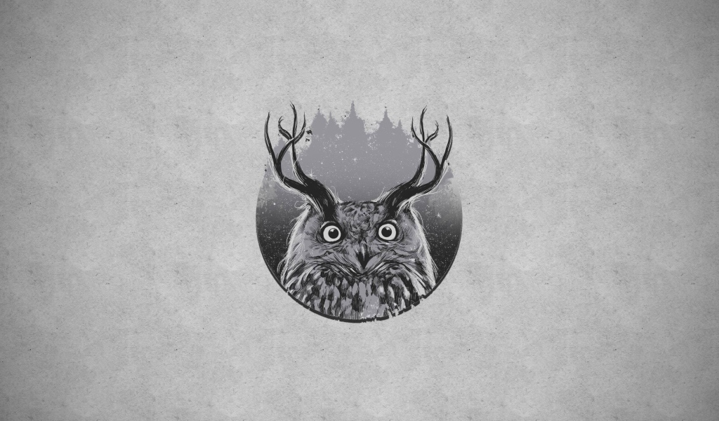 Сова с рогами