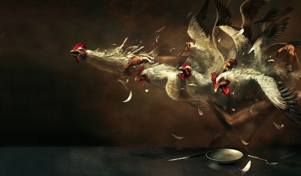 Летящие курицы