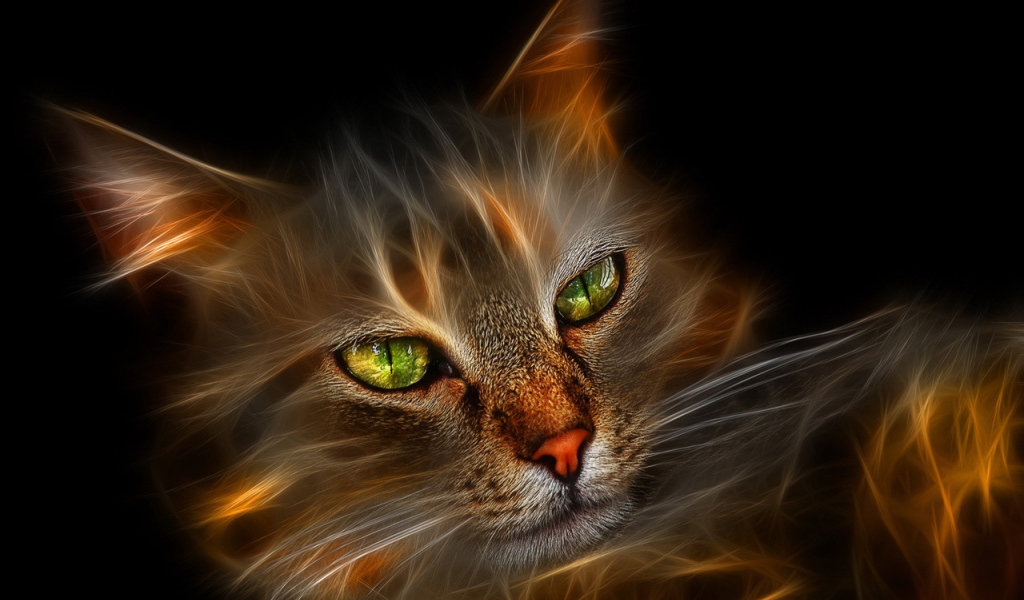 Огненная кошка