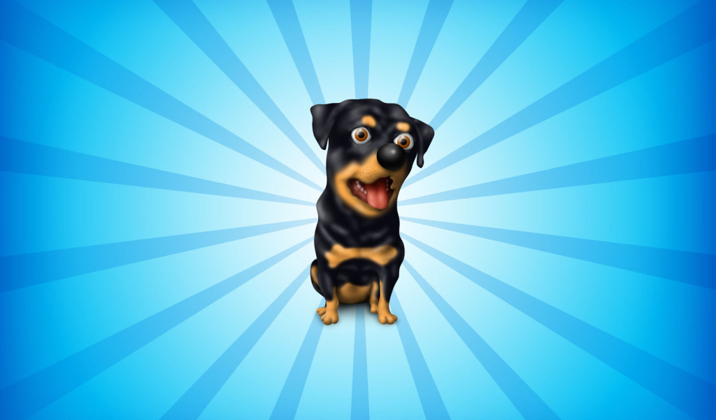 Ротвейлер из мультфильма