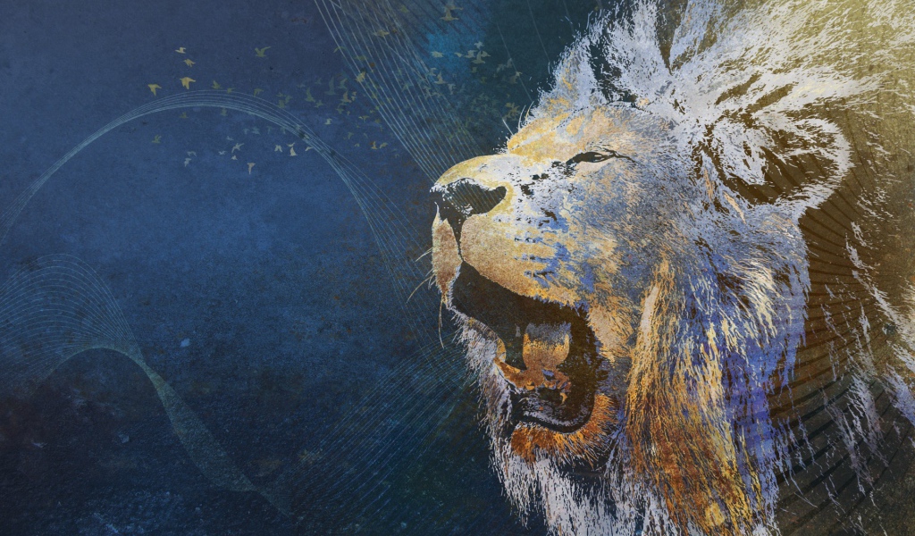 Рычащий лев