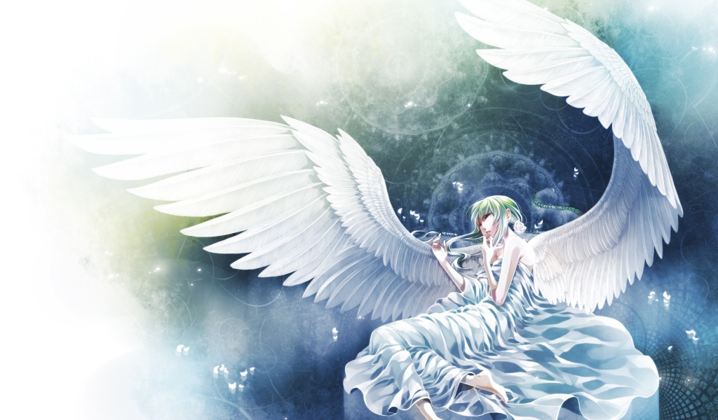 Ангел в белом платье