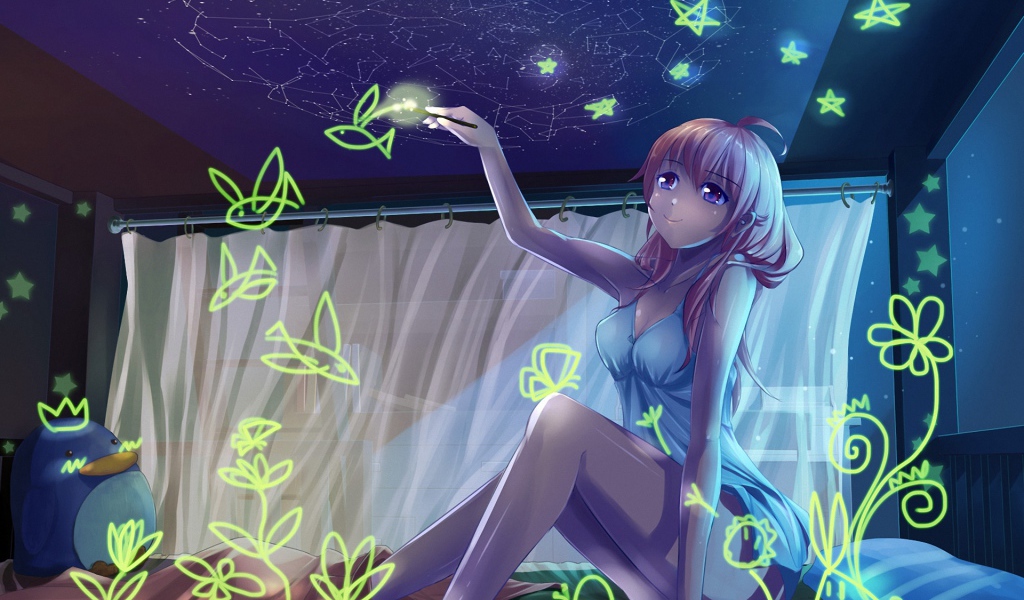 Мечтающая девочка