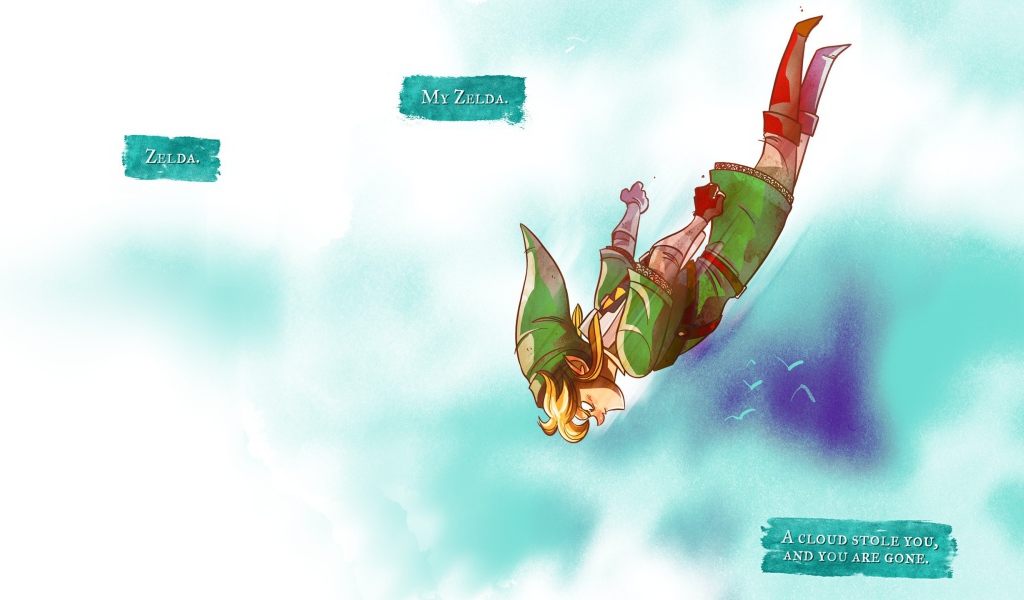 Девочка пикирует