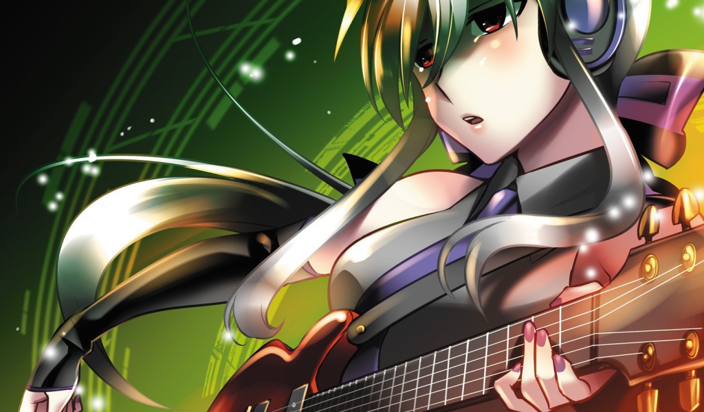 Девушка гитарист