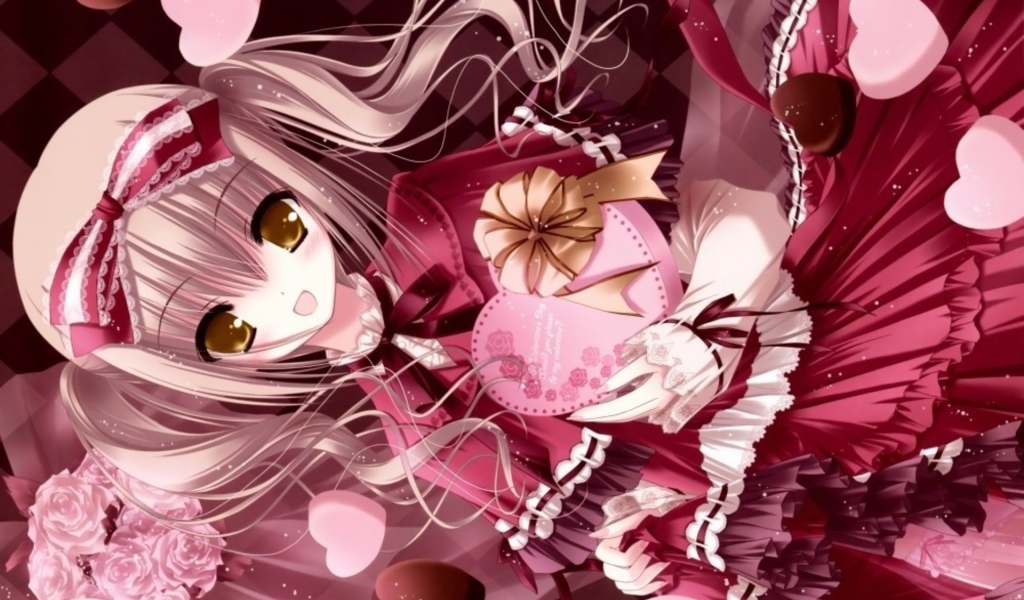 Девочка в розовом платье