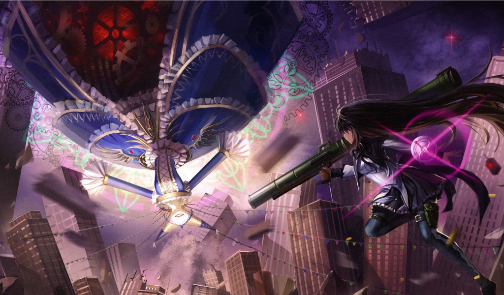 Девушка с гранатометом