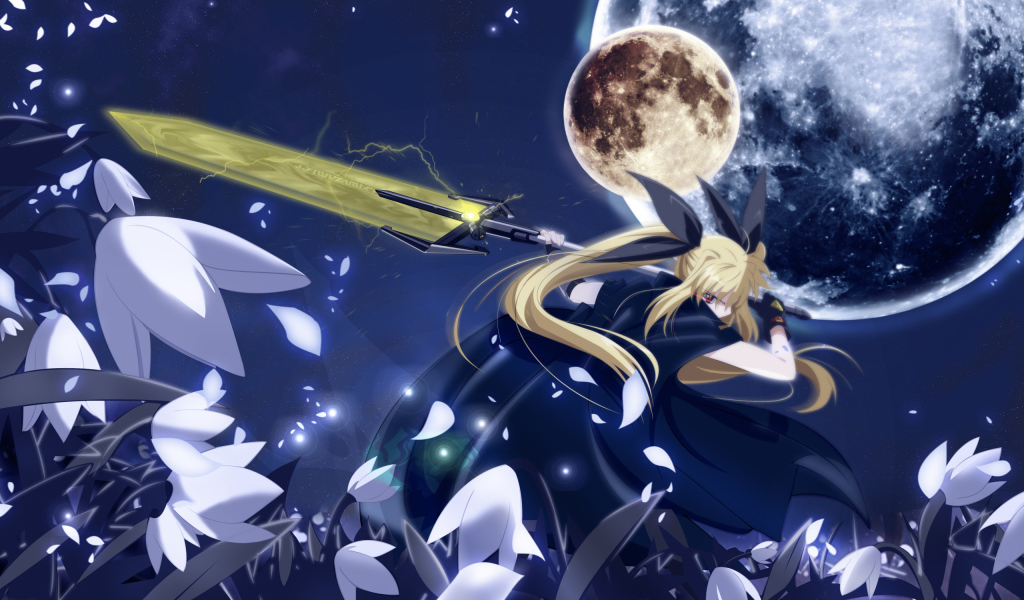 Девушка с большим мечом