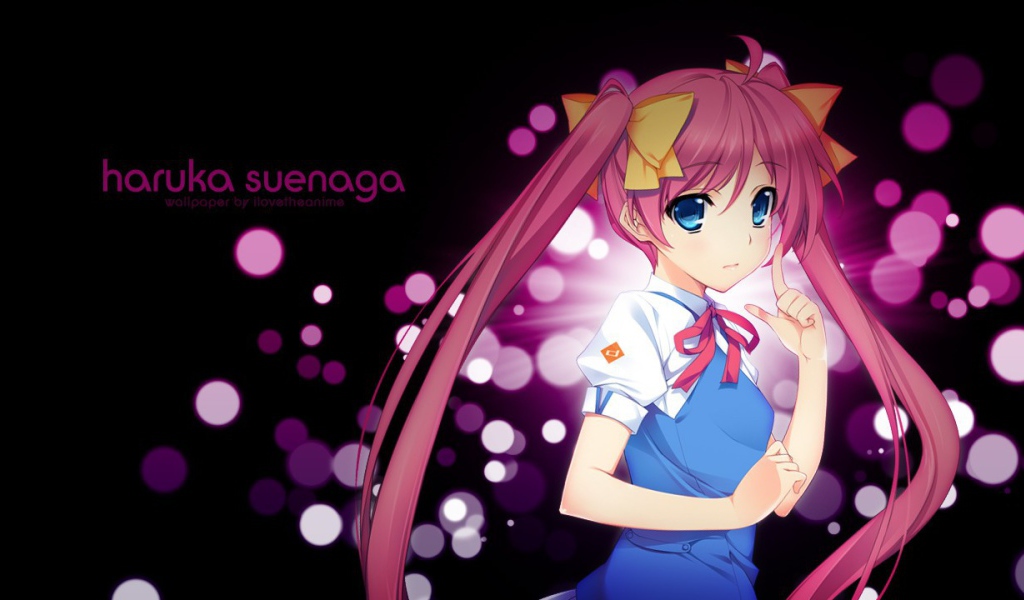 Девочка с розовыми волосами