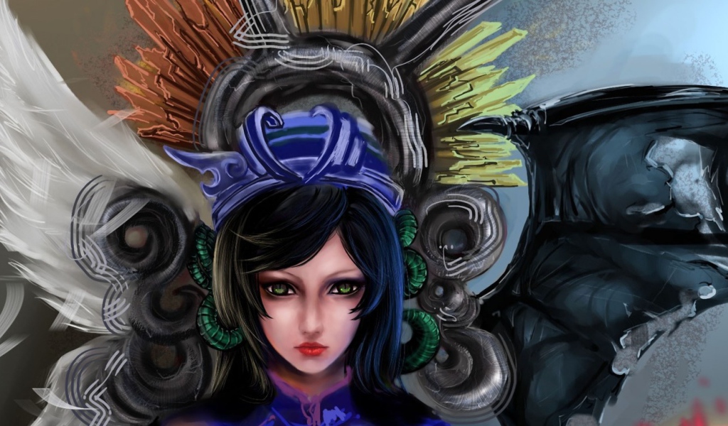 Девушка с крыльями