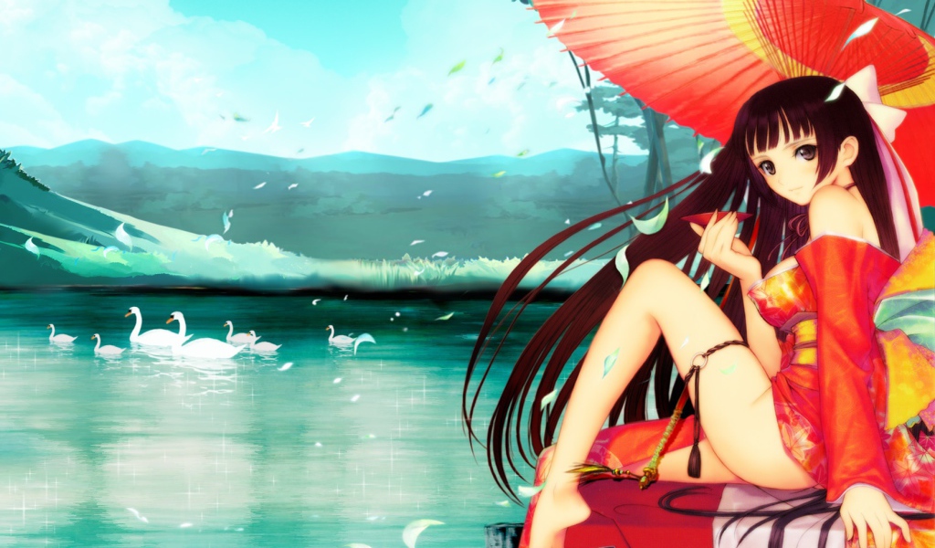 Аниме девушка Хёнтай