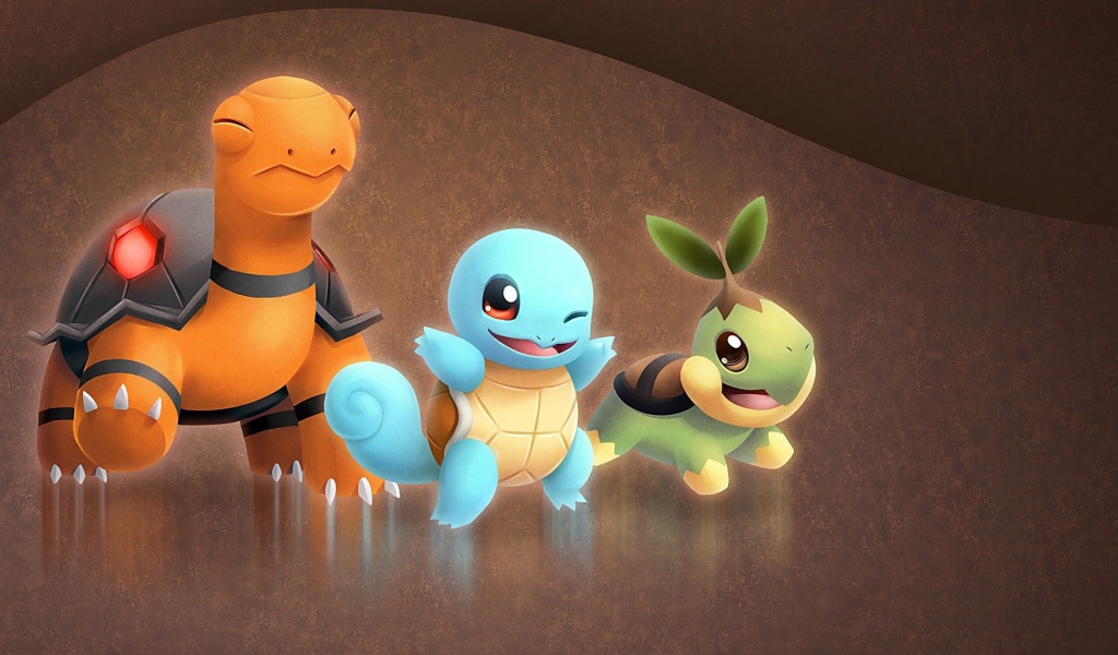 Покемон и черепаха
