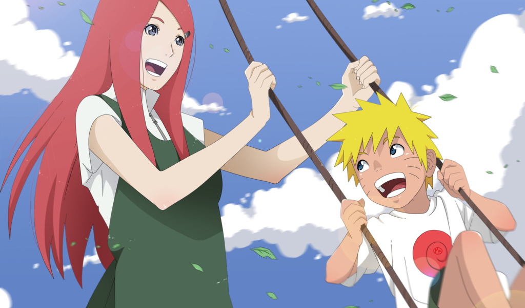 Мальчик на качелях