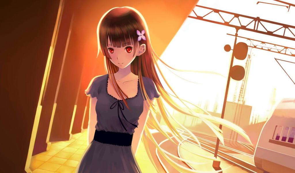 Девочка на вокзале